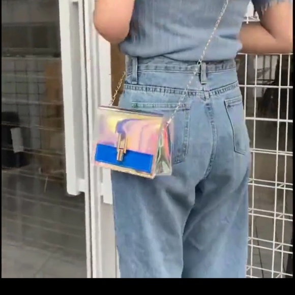 Clear Transparent Handbag PVC Crossbody Womens - Picture 2 of 12